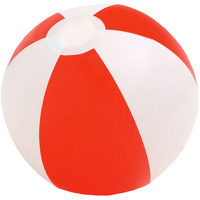 Надувной пляжный мяч Cruise, красный с белым (P13441.50)