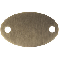 Шильдик металлический Alfa Oval, бронзовый (P13843.25)