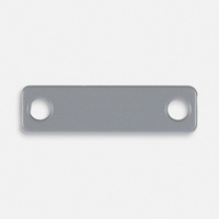 Шильдик металлический Alfa Liten, серый (P13844.11)