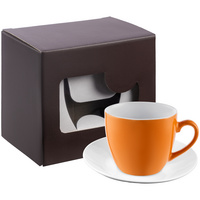 Кофейная пара Refined в подарочной упаковке, оранжевая (P14045.20)