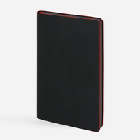 Ежедневник Trait, недатированный, черный с красным (P14097.35)