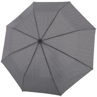 Складной зонт Fiber Magic Superstrong, серый в клетку (P14113.11)