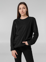 Футболка с длинным рукавом Lehta, черная (P14215.30)