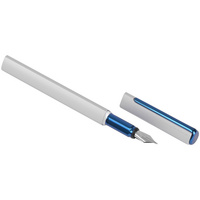 Ручка перьевая PF One, серебристая с синим (P14222.14)