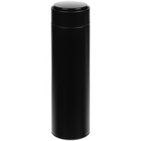 Смарт-бутылка с заменяемой батарейкой Long Therm, черная (P14314.30)