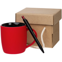 P14345.53 - Набор Color Block: кружка и ручка, красный с черным