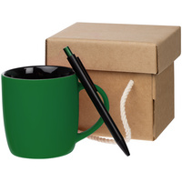 P14345.93 - Набор Color Block: кружка и ручка, зеленый с черным
