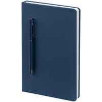 P15058.40 - Ежедневник Magnet Shall с ручкой, синий, с тонированной бумагой