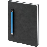 Ежедневник Magnet с ручкой, серый с голубым (P15064.11)