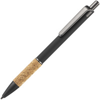 Ручка шариковая Cork, черная (P15331.30)