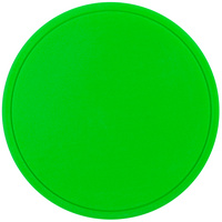 P15354.94 - Лейбл из ПВХ Dzeta Round, M, зеленый неон