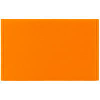 P15355.22 - Лейбл из ПВХ Dzeta, L, оранжевый неон