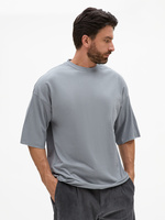 Футболка унисекс оверсайз T1, серая (P15437.10)