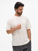 Футболка унисекс оверсайз T2, молочно-белая (P15438.60)