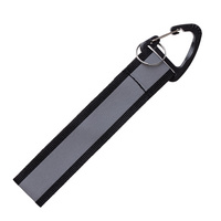 Светоотражающий брелок Flashline, серый с черным (P15458.10)