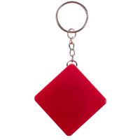 Брелок с рулеткой Square, ver.2, красный (P15459.50)