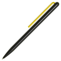 Шариковая ручка GrafeeX в чехле, черная с желтым (P15534.80)