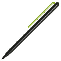 Шариковая ручка GrafeeX в чехле, черная с зеленым (P15534.90)