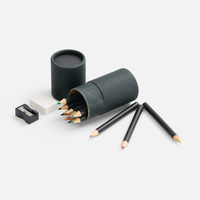 Набор цветных карандашей Pencilvania Tube Plus, черный (P15634.30)