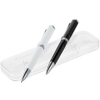 Набор Phase: ручка и карандаш, черный с белым (P15706.36)
