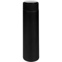 Смарт-бутылка с заменяемой батарейкой Long Therm Soft Touch, черная (P15717.30)