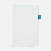 Ежедневник White Shall, недатированный, бело-бирюзовый (P15751.49)