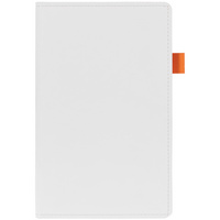 Ежедневник White Shall, недатированный, белый с оранжевым (P15751.62)
