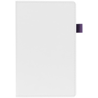 Ежедневник White Shall, недатированный, белый с фиолетовым (P15751.67)