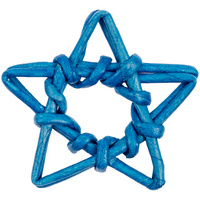 Плетеная фигурка Adorno, синяя звезда (P15853.02)