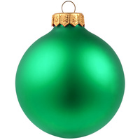 Елочный шар Gala Night Matt в коробке с тиснением, зеленый, 8 см (P15090.90)