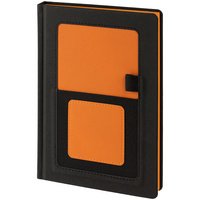 Ежедневник Mobile, недатированный, черно-оранжевый (P15885.23)