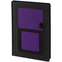 Ежедневник Mobile, недатированный, черно-фиолетовый (P15885.73)