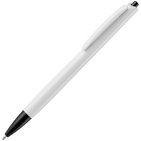 P15906.63 - Ручка шариковая Tick, белая с черным