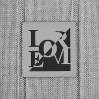 Лейбл светоотражающий Tao, L, серый (P15944.10)