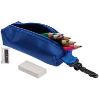 Набор Hobby с цветными карандашами, ластиком и точилкой, синий, уценка (P16130.41)