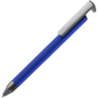 P16169.40 - Ручка шариковая Standic с подставкой для телефона, синяя