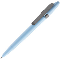 Ручка шариковая Prodir DS5 TSM Metal Clip, голубая с серым (P16199.14)