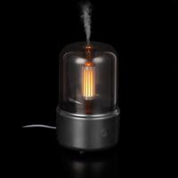 Увлажнитель-ароматизатор с подсветкой mistFlicker, черный (P16392.30)
