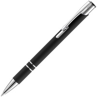Ручка шариковая Keskus Soft Touch, черная (P16425.30)
