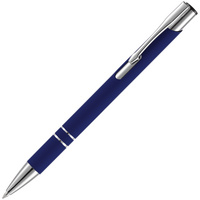 Ручка шариковая Keskus Soft Touch, темно-синяя (P16425.40)
