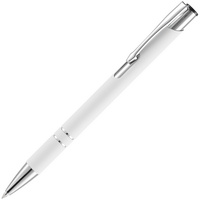 Ручка шариковая Keskus Soft Touch, белая (P16425.60)