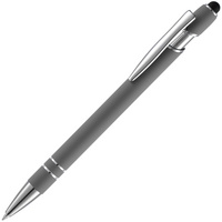 Ручка шариковая Pointer Soft Touch со стилусом, серая (P16426.10)