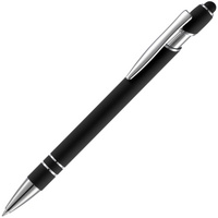 Ручка шариковая Pointer Soft Touch со стилусом, черная (P16426.30)