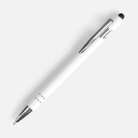 Ручка шариковая Pointer Soft Touch со стилусом, белая (P16426.60)