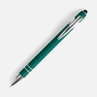 Ручка шариковая Pointer Soft Touch со стилусом, зеленая (P16426.90)