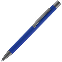 P16427.44 - Ручка шариковая Atento Soft Touch, ярко-синяя