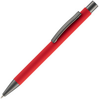 Ручка шариковая Atento Soft Touch, красная (P16427.50)