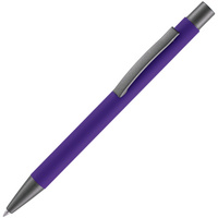 P16427.70 - Ручка шариковая Atento Soft Touch, фиолетовая