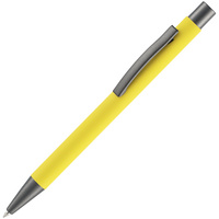 P16427.80 - Ручка шариковая Atento Soft Touch, желтая