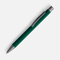 Ручка шариковая Atento Soft Touch, зеленая (P16427.90)